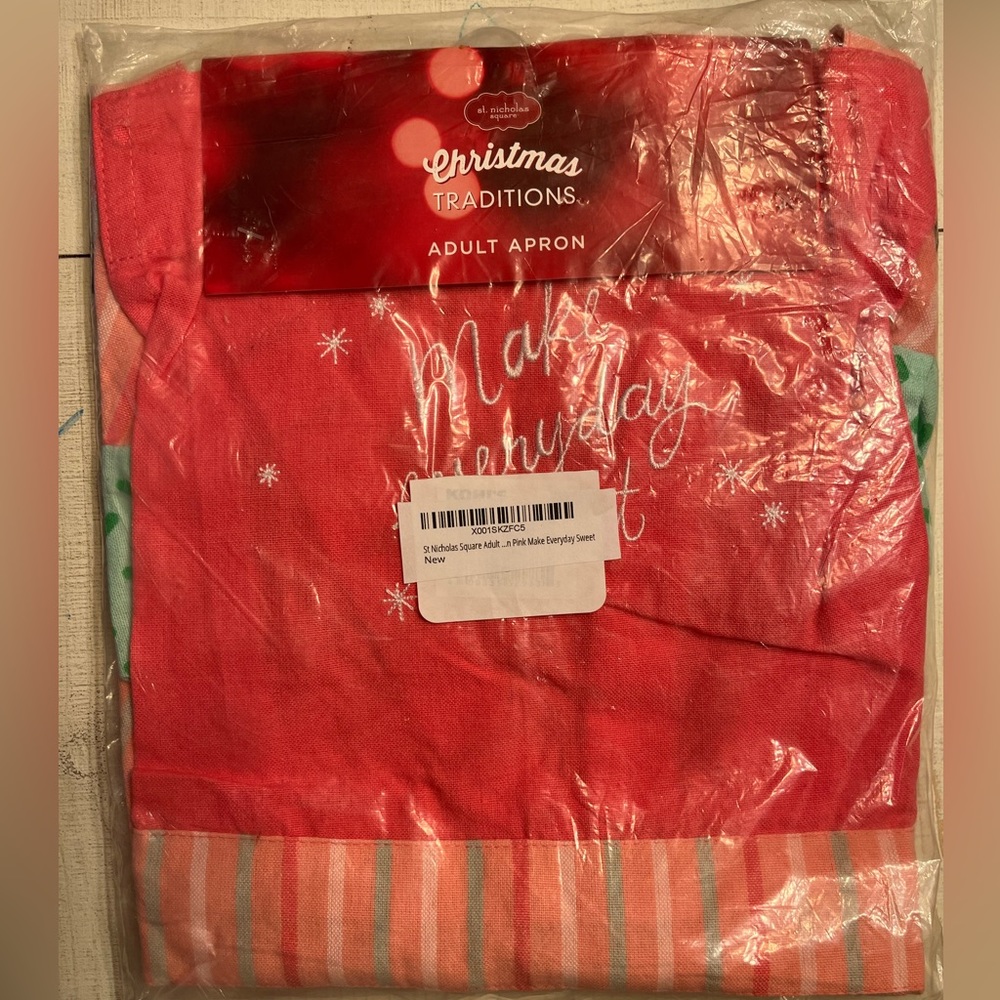 “Make Everyday Sweet” apron. Brand new! Still in bag and unopened. Cute & fun! - Picture 3 of 3